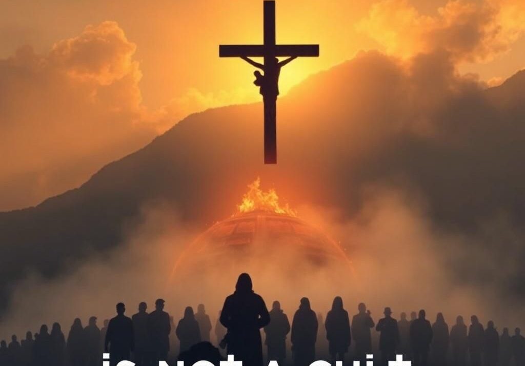 people and cross